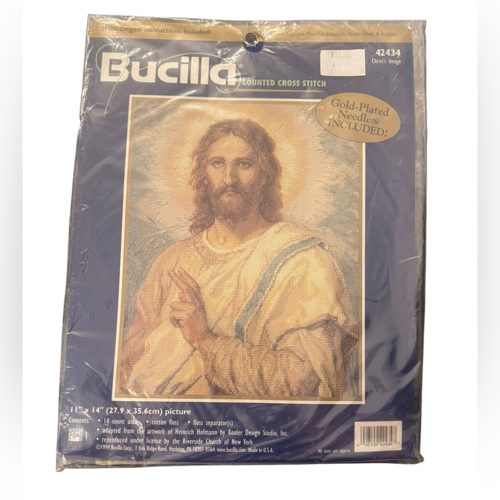 Bucilla Christ Image Counted Cross Stitch Kit